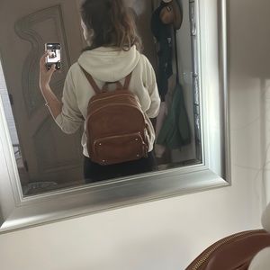 Brown back pack